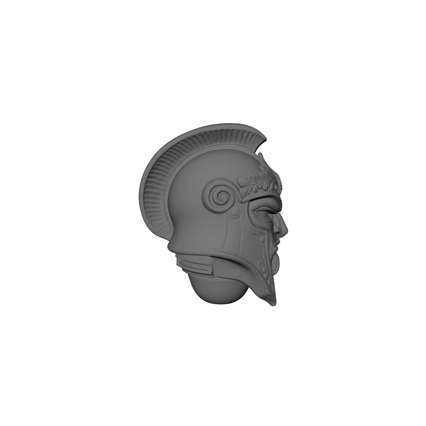 Ultramarines Legion Helmet Ancient Face Space Marine 2 for JoyToy Loyalist Marine Action Figure Custom 1:18th Scale Head