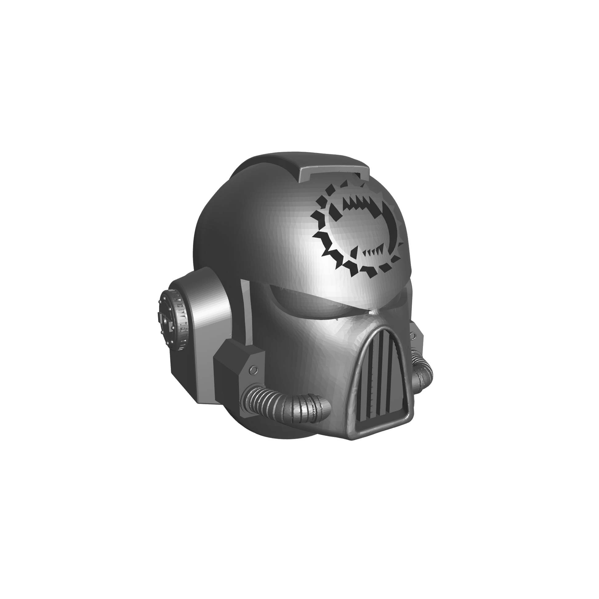 World Eaters Legion Mark VII Helmet for JoyToy Space Marine Action Figures Custom 1:18th Scale Parts