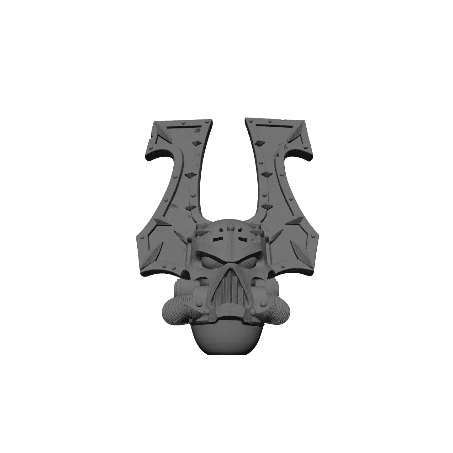 World Eaters Khorne Berzerker Skull Helmet V2 for JoyToy Traitor Marine Action Figures Custom 1:18th Scale Parts