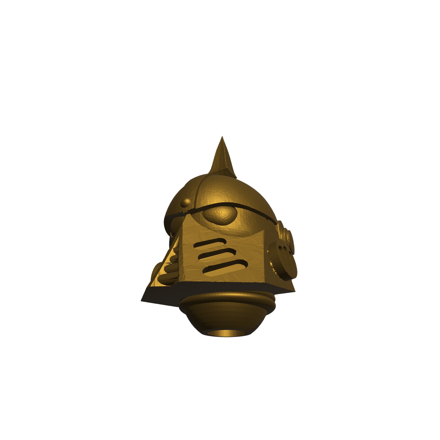Death Guard Legion Helmet MKIII with Spike for JoyToy Traitor Marine Action Figures Custom 1:18th Scale Head Swap