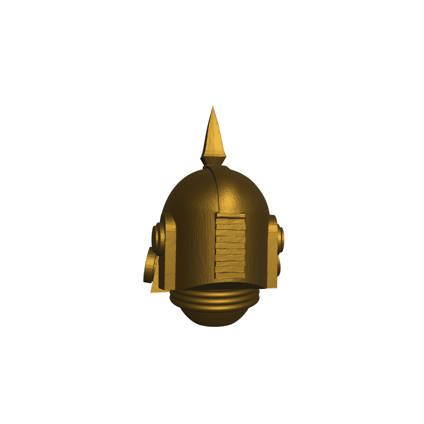 Death Guard Legion Helmet MKIII with Spike for JoyToy Traitor Marine Action Figures Custom 1:18th Scale Head Swap