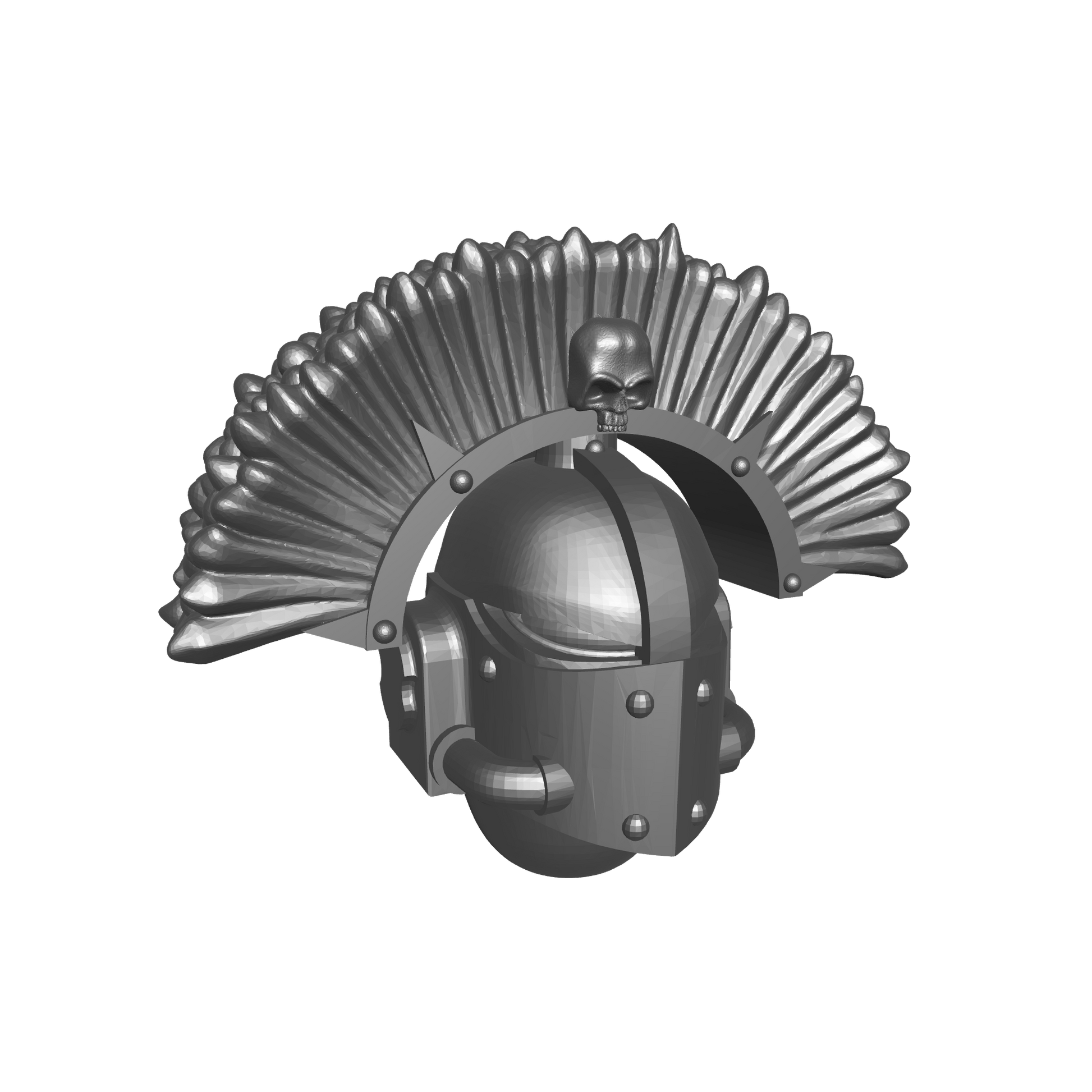 Battle Brother MK IV Helmet with Crest for JoyToy Marine Action Figures 1:18th Scale Custom Parts