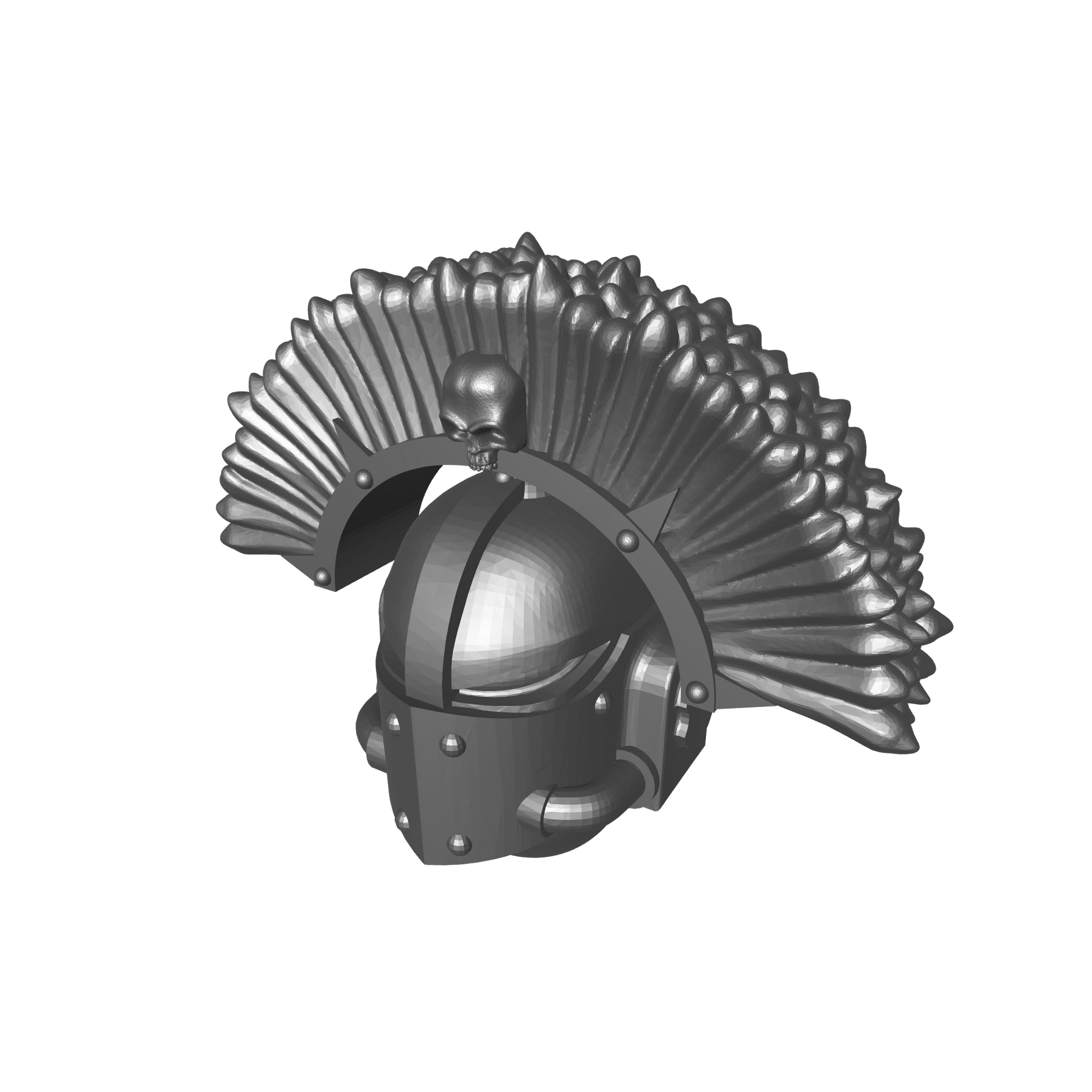 Battle Brother MK IV Helmet with Crest for JoyToy Marine Action Figures 1:18th Scale Custom Parts