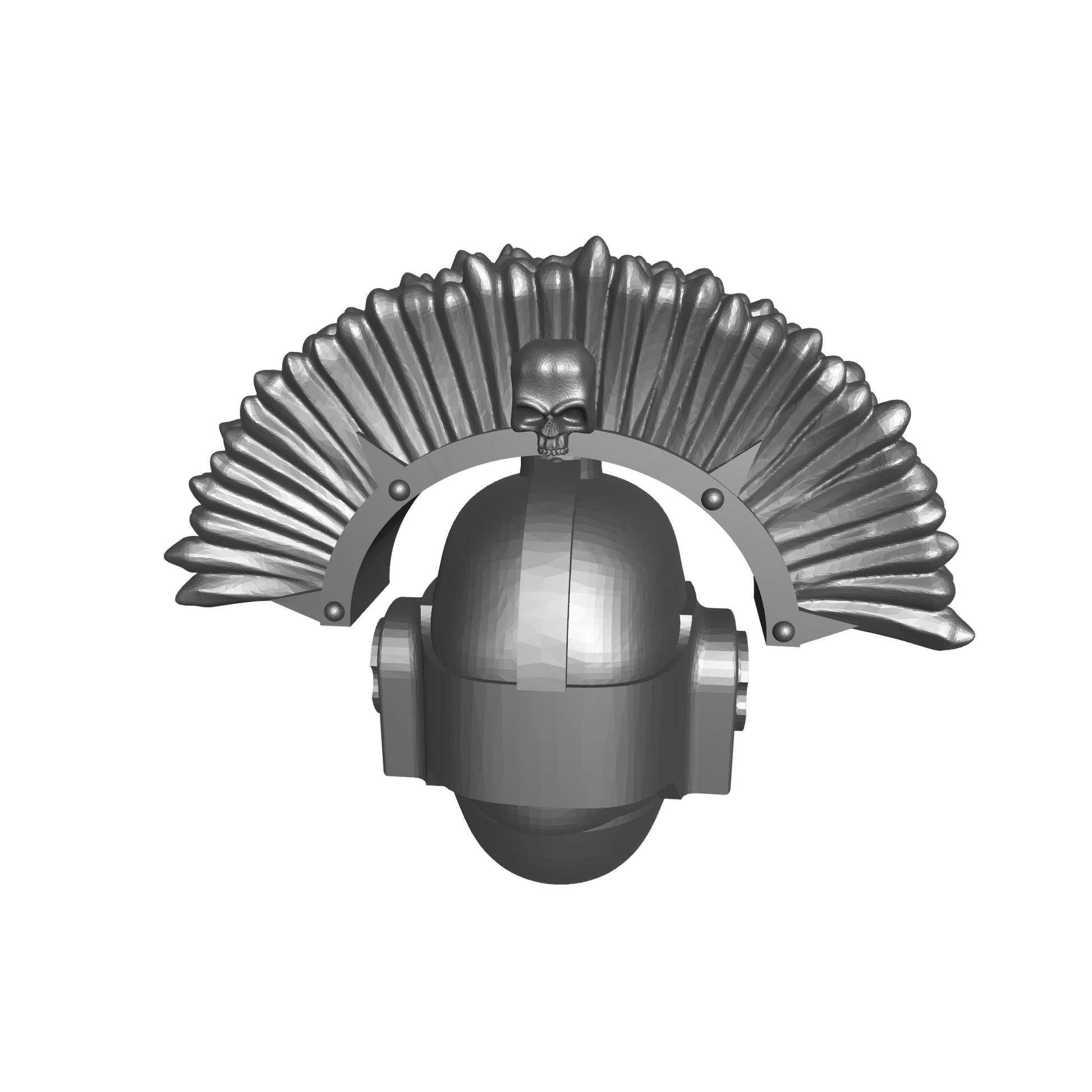 Battle Brother MK IV Helmet with Crest for JoyToy Marine Action Figures 1:18th Scale Custom Parts