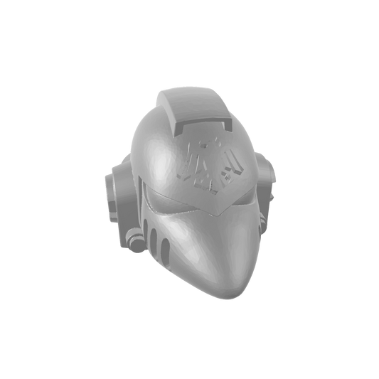 Custom Raven Guard Helmet MKVI Corvus Ver. 01 for JoyToy Grimdark Marine Action Figures
