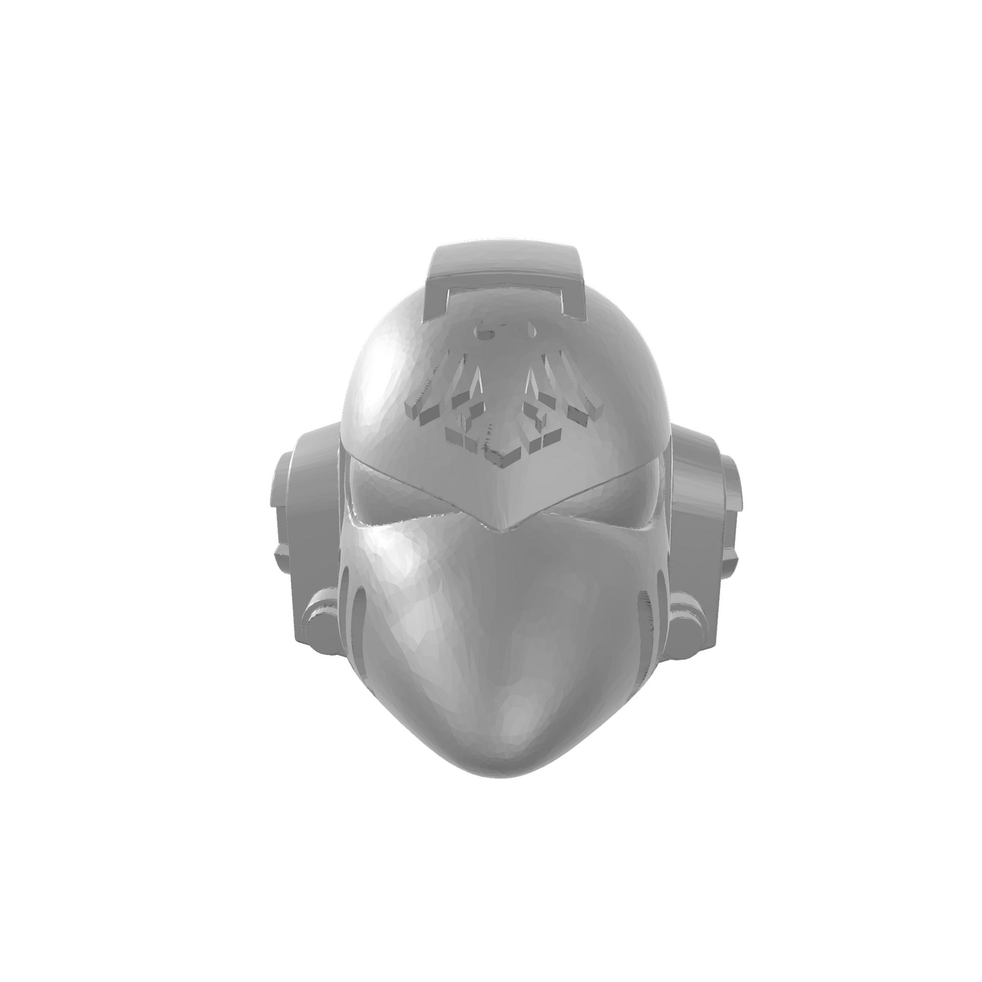 Custom Raven Guard Helmet MKVI Corvus Ver. 01 for JoyToy Grimdark Marine Action Figures