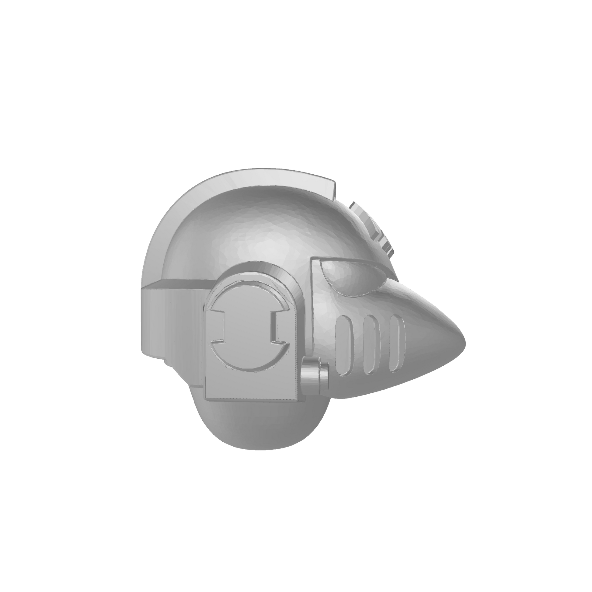 Custom Raven Guard Helmet MKVI Corvus Ver. 01 for JoyToy Grimdark Marine Action Figures