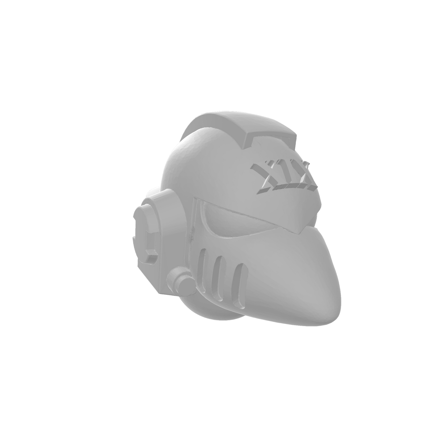 Custom Raven Guard Helmet MKVI Corvus Ver. 01 Legion Number XIX for JoyToy Space Marine Action Figures