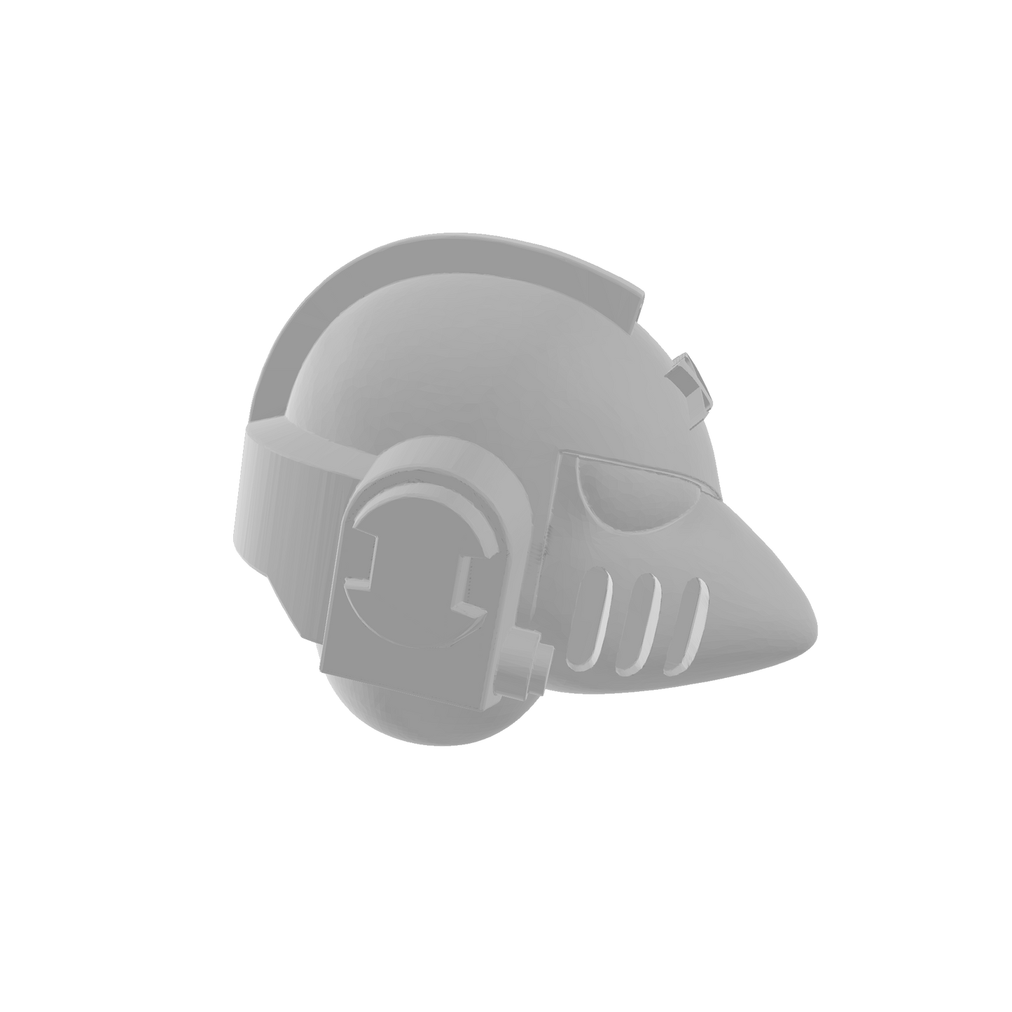 Custom Raven Guard Helmet MKVI Corvus Ver. 01 Legion Number XIX for JoyToy Space Marine Action Figures