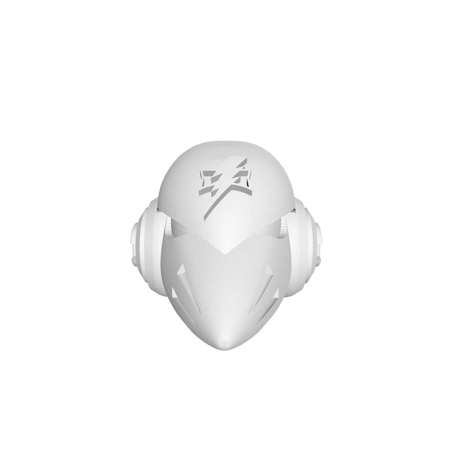 White Scars Legion MKVI Corvus Helmet V2 for JoyToy Loyalist Marine 1:18th Scale Action Figure
