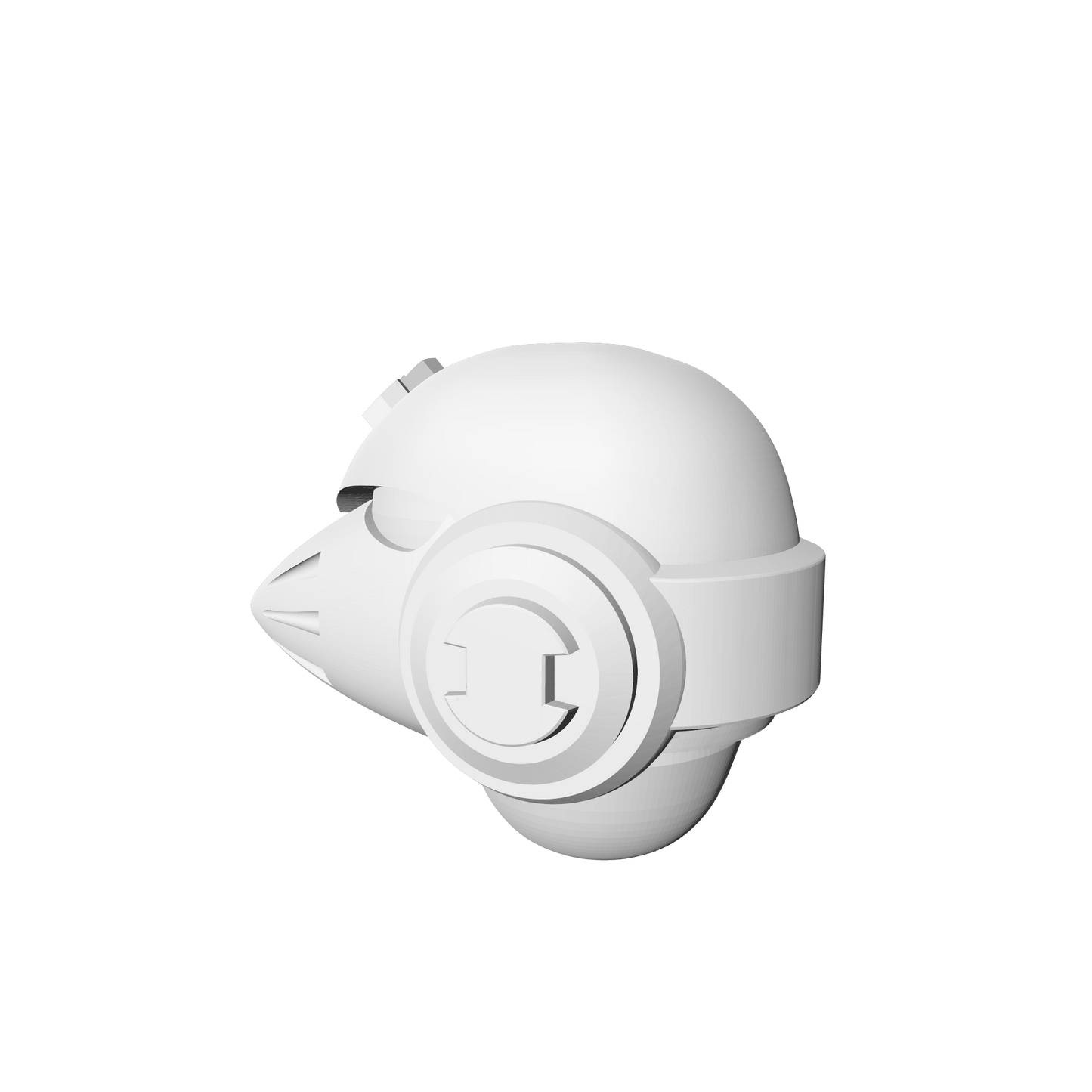 White Scars Legion MKVI Corvus Helmet V2 for JoyToy Loyalist Marine 1:18th Scale Action Figure