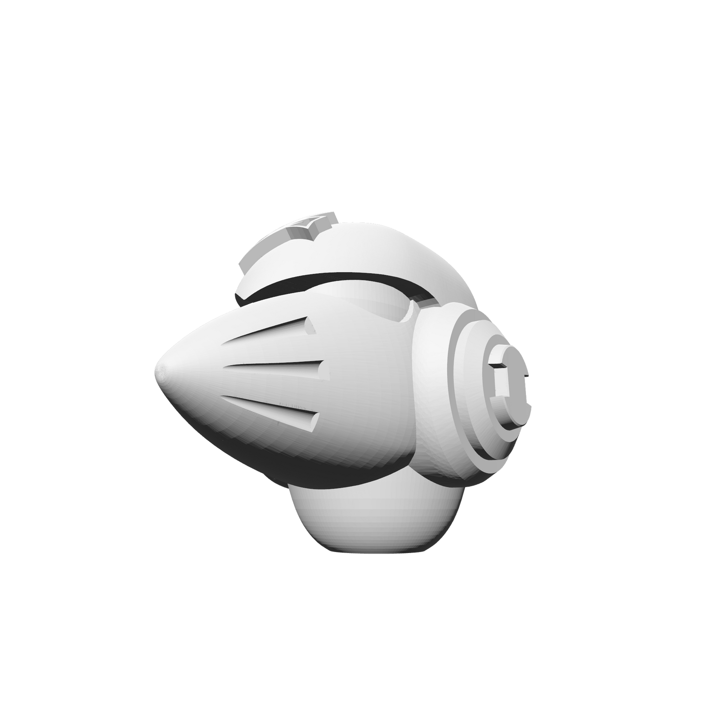 White Scars Legion MKVI Corvus Helmet V2 for JoyToy Loyalist Marine 1:18th Scale Action Figure