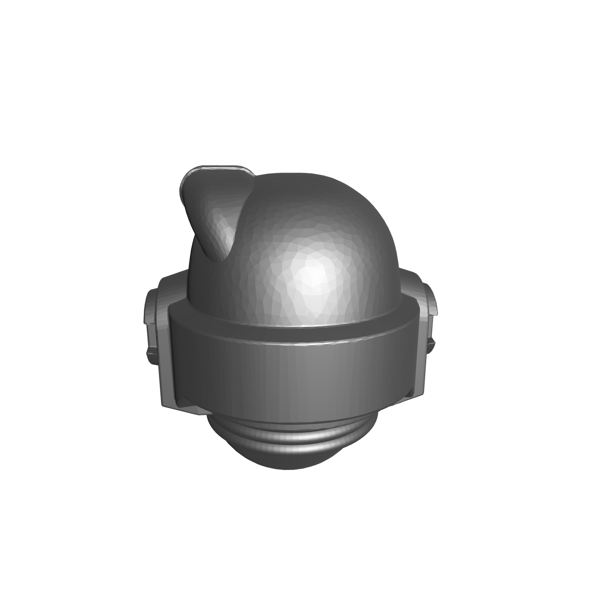 Legion of the Damned Chapter Helmet MKVI Corvus Ver. A Lt with Skull for JoyToy Grimdark Marine Action Figures Custom 1:18th Parts