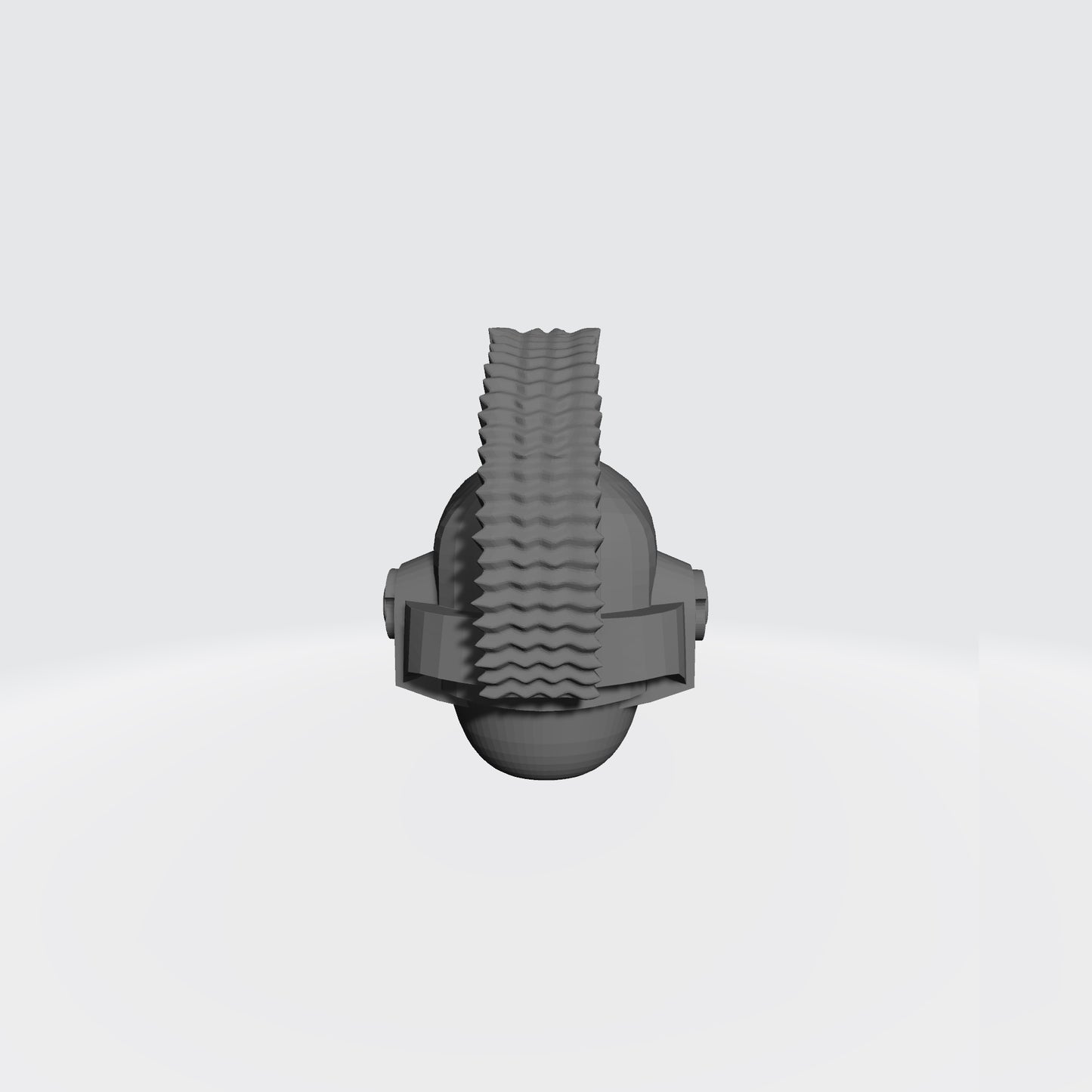 Minotaurs Chapter Plumed Spartan Helmet for JoyToy Space Marine Action Figures