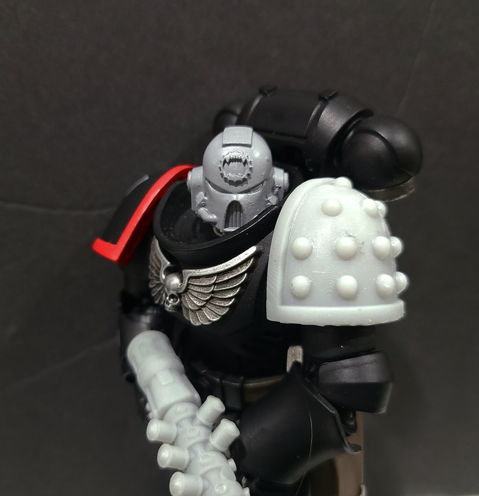 World Eaters Legion Mark VII Helmet for JoyToy Space Marine Action Figures Custom 1:18th Scale Parts