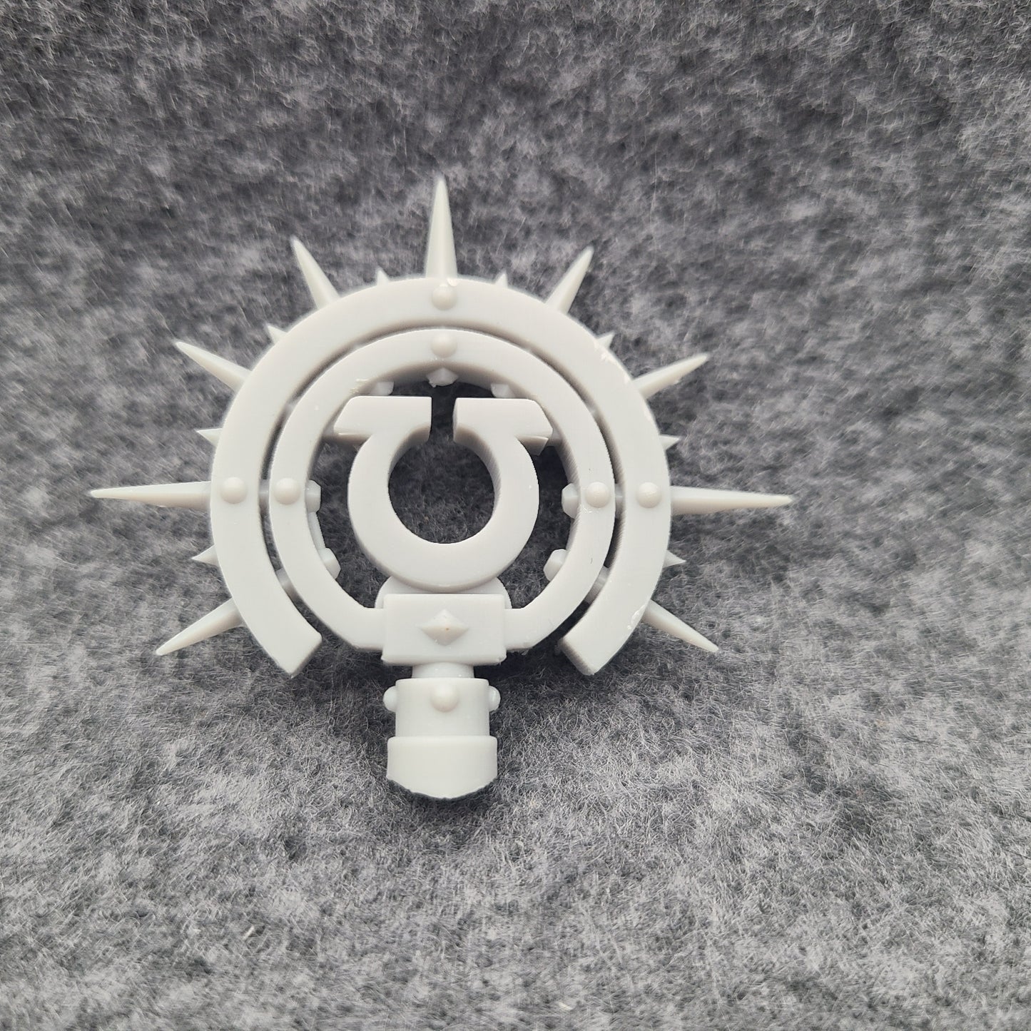 Ultramarines Legion Iron Halo with Legion Icon for JoyToy Loyalist Marine Action Figure 1:18th Scale Custom Accessory