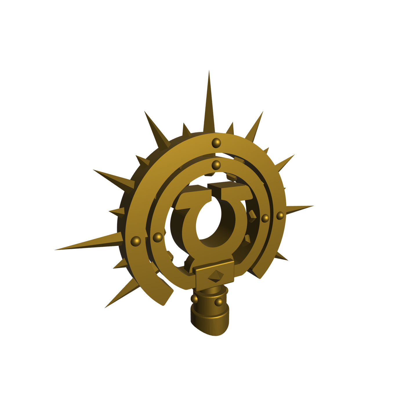 Ultramarines Legion Iron Halo with Legion Icon for JoyToy Loyalist Marine Action Figure 1:18th Scale Custom Accessory