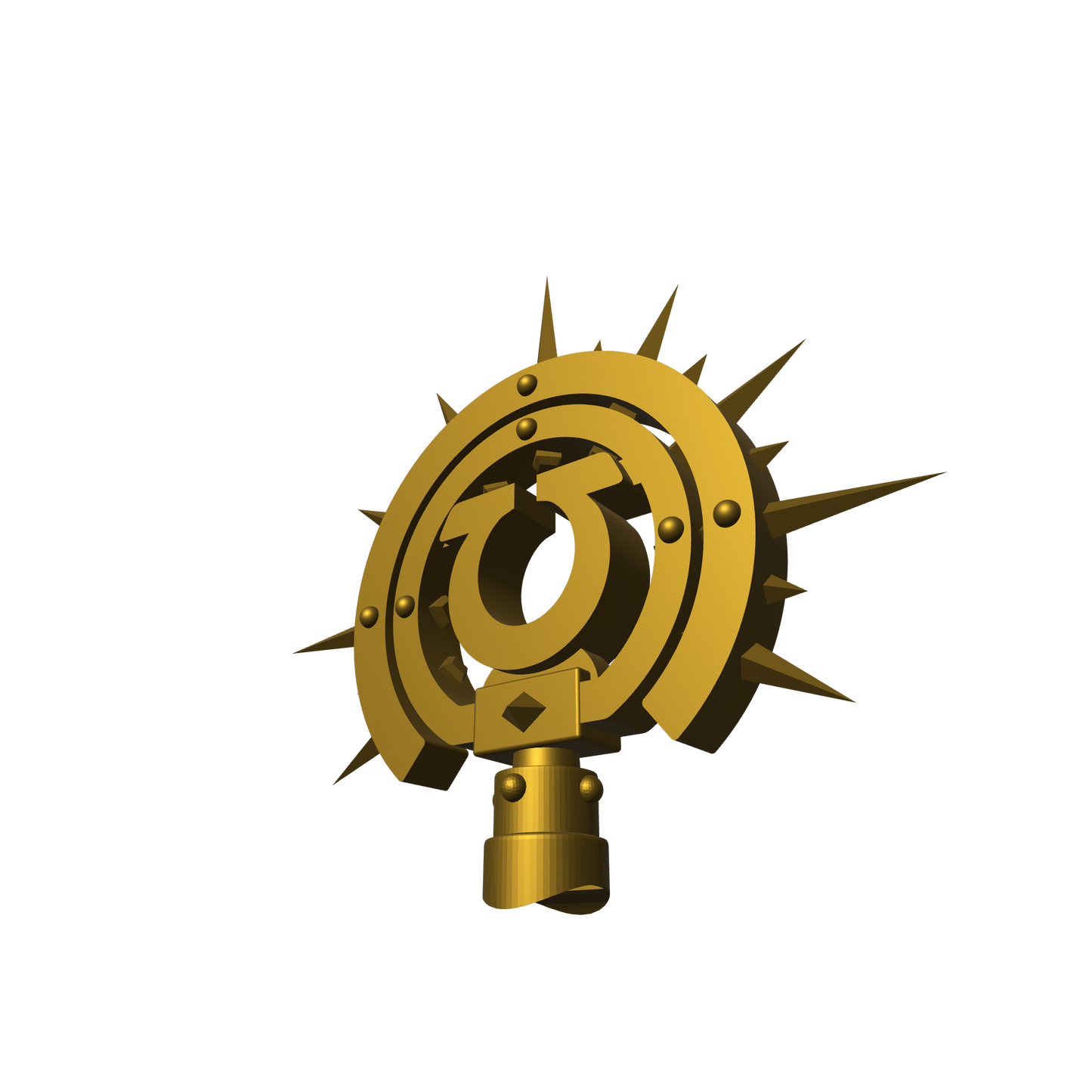 Ultramarines Legion Iron Halo with Legion Icon for JoyToy Loyalist Marine Action Figure 1:18th Scale Custom Accessory