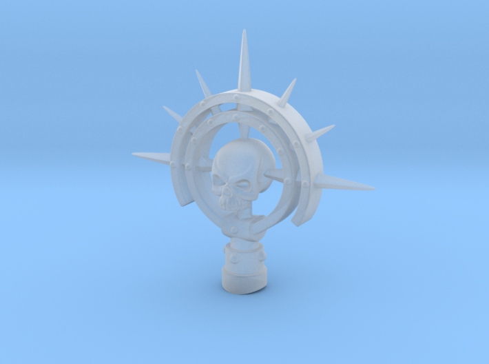 Backpack Mount Iron Halo with Skull compatible with JoyToy Loyalist Marine Action Figure 1:18th Scale Custom Accessory