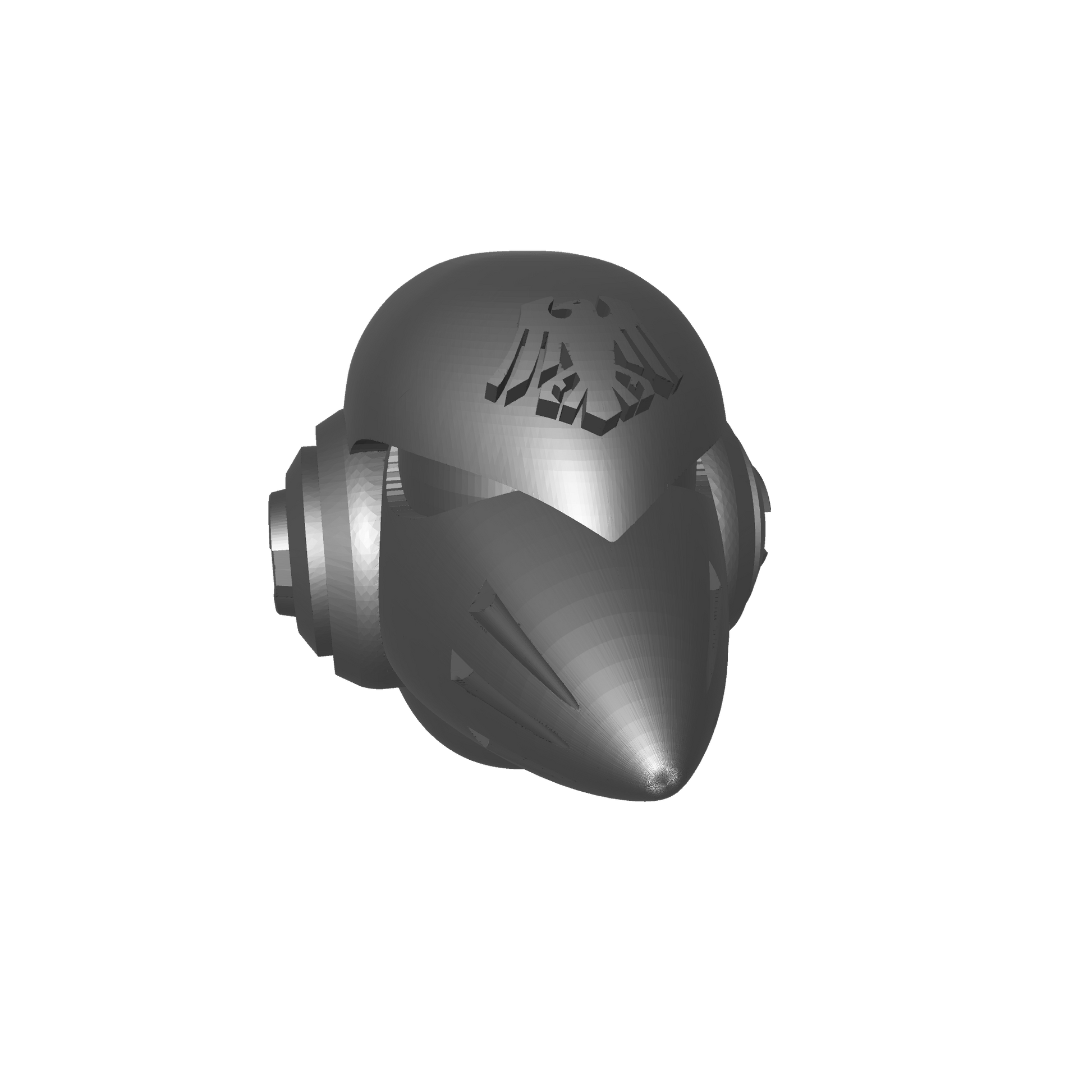 Custom Raven Guard Space Marine MKVI Corvus Helmet for JoyToy Grimdark Marine 1:18th Scale Action Figure