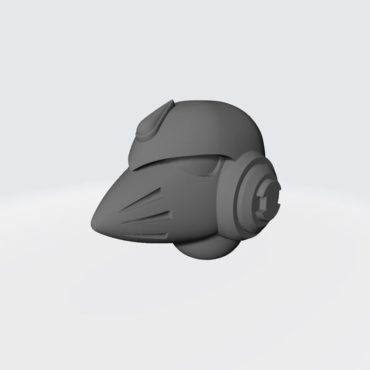 Custom Blood Angels Legion MKVI Corvus Helmet for JoyToy Warhammer 40k Space Marine Action Figures Custom 1:18th Scale Parts