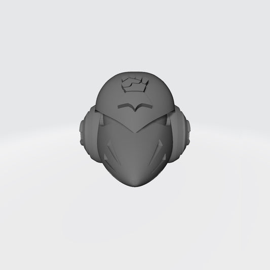 Imperial Fist Legion MKVI Corvus Helmet compatible with JoyToy Space Marine Action Figure 1:18th Scale Custom Part