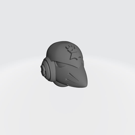 Imperial Fist Legion MKVI Corvus Helmet compatible with JoyToy Space Marine Action Figure 1:18th Scale Custom Part