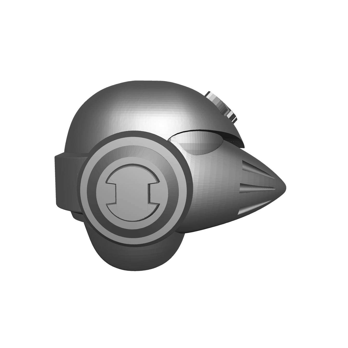 Custom Raven Guard Space Marine MKVI Corvus Helmet for JoyToy Grimdark Marine 1:18th Scale Action Figure