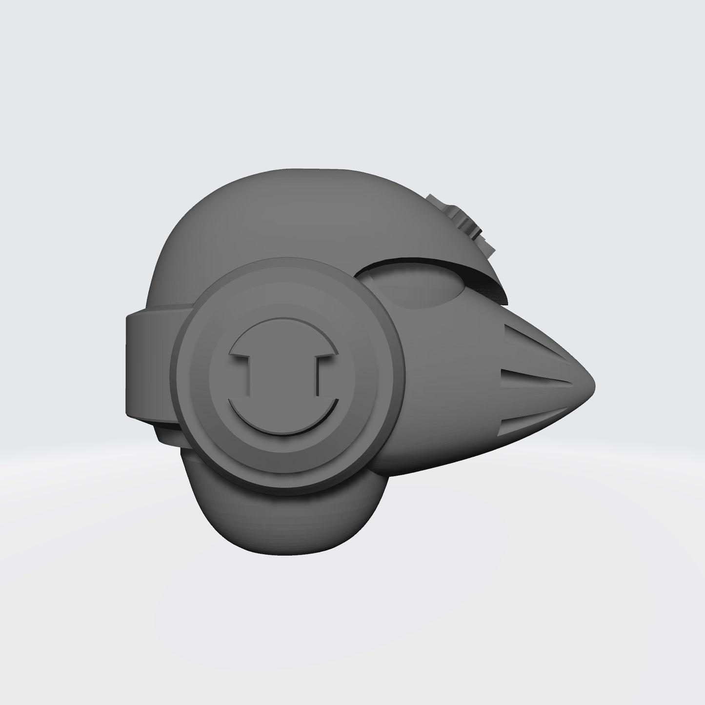 Custom Space Wolf MKVI Beaky Helmet with Chapter Insignia for JoyToy Space Marine Action Figures