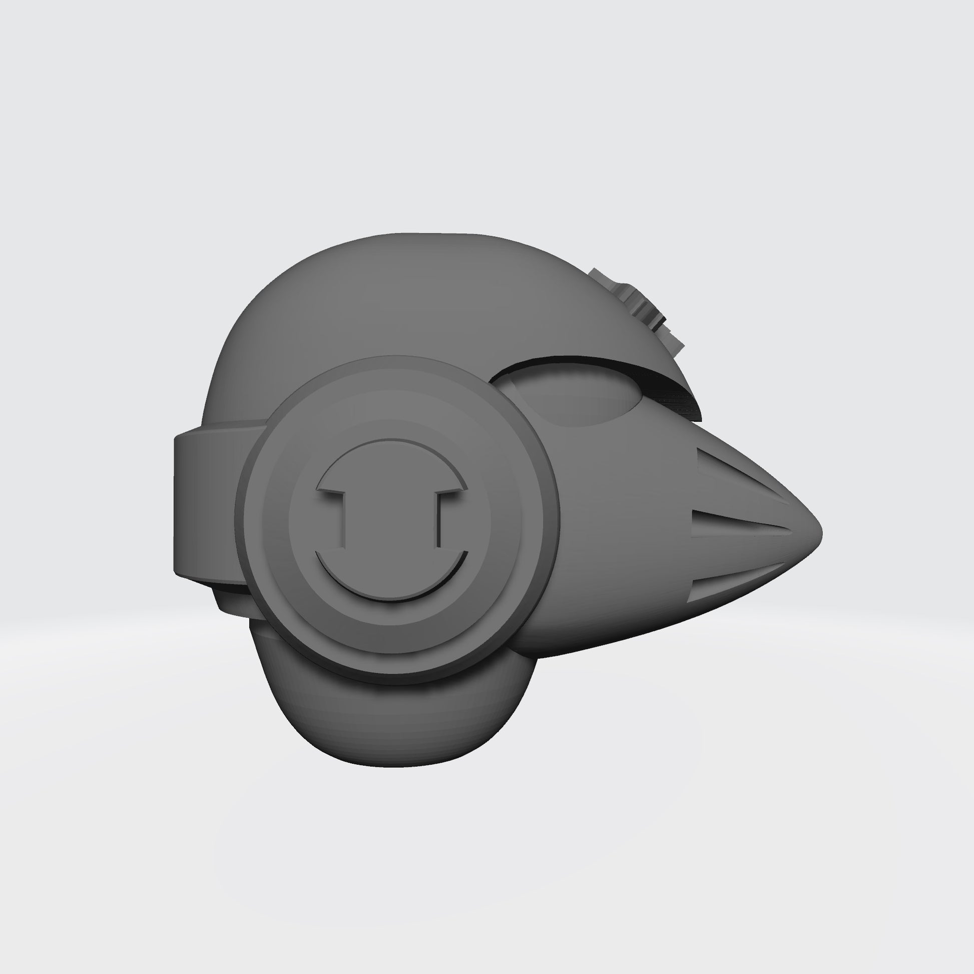 Custom Space Wolf MKVI Beaky Helmet with Chapter Insignia for JoyToy Space Marine Action Figures