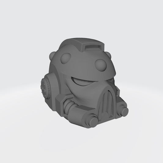 Custom Mark V Helmet V1 for JoyToy Space Marine 1:18 Scale Action Figures