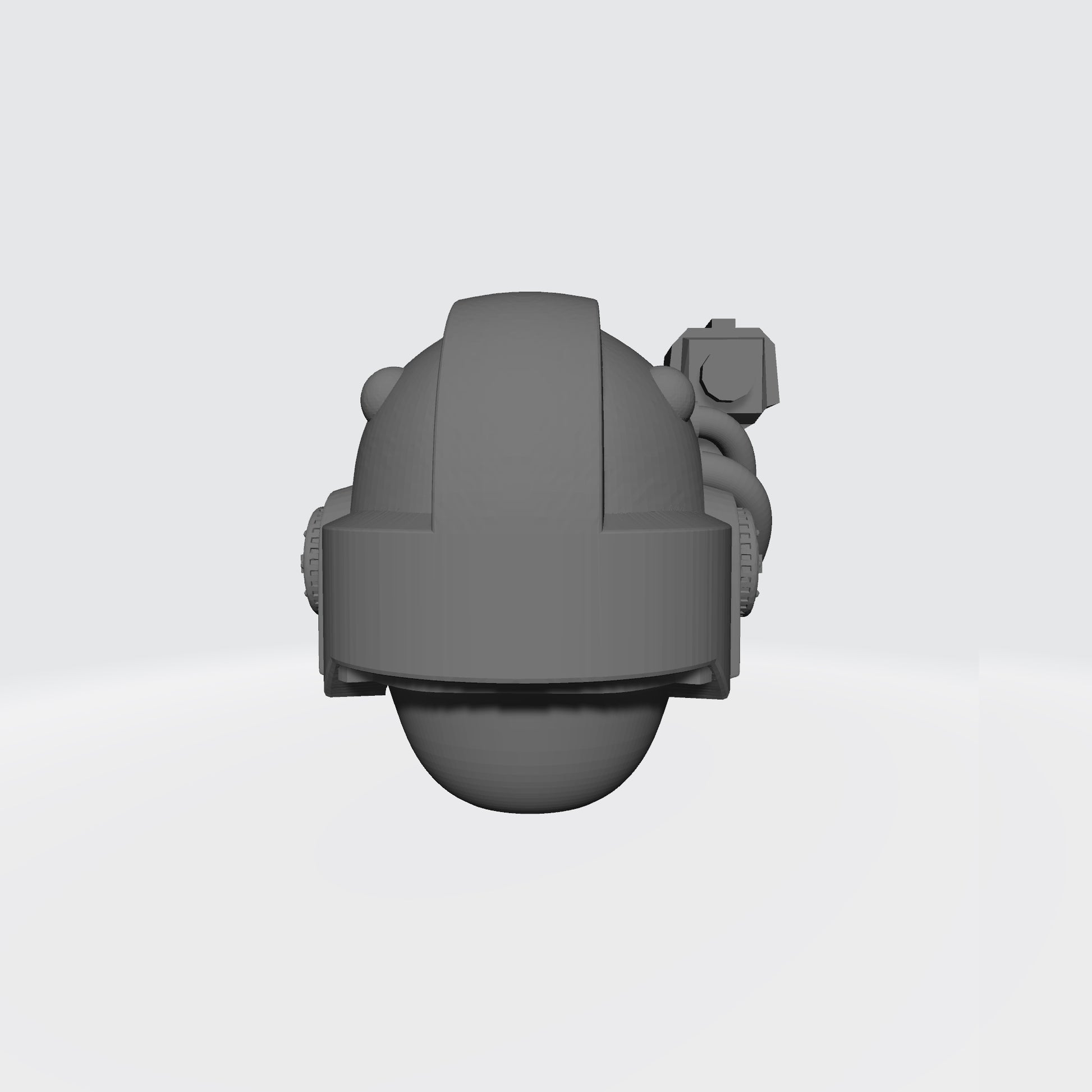 Mark V Helmet V1 with Right Optic for JoyToy Space Marine 1:18 Scale Action Figures