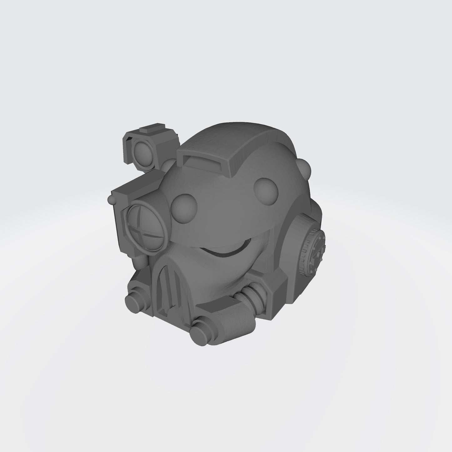 Mark V Helmet V1 with Right Optic for JoyToy Space Marine 1:18 Scale Action Figures