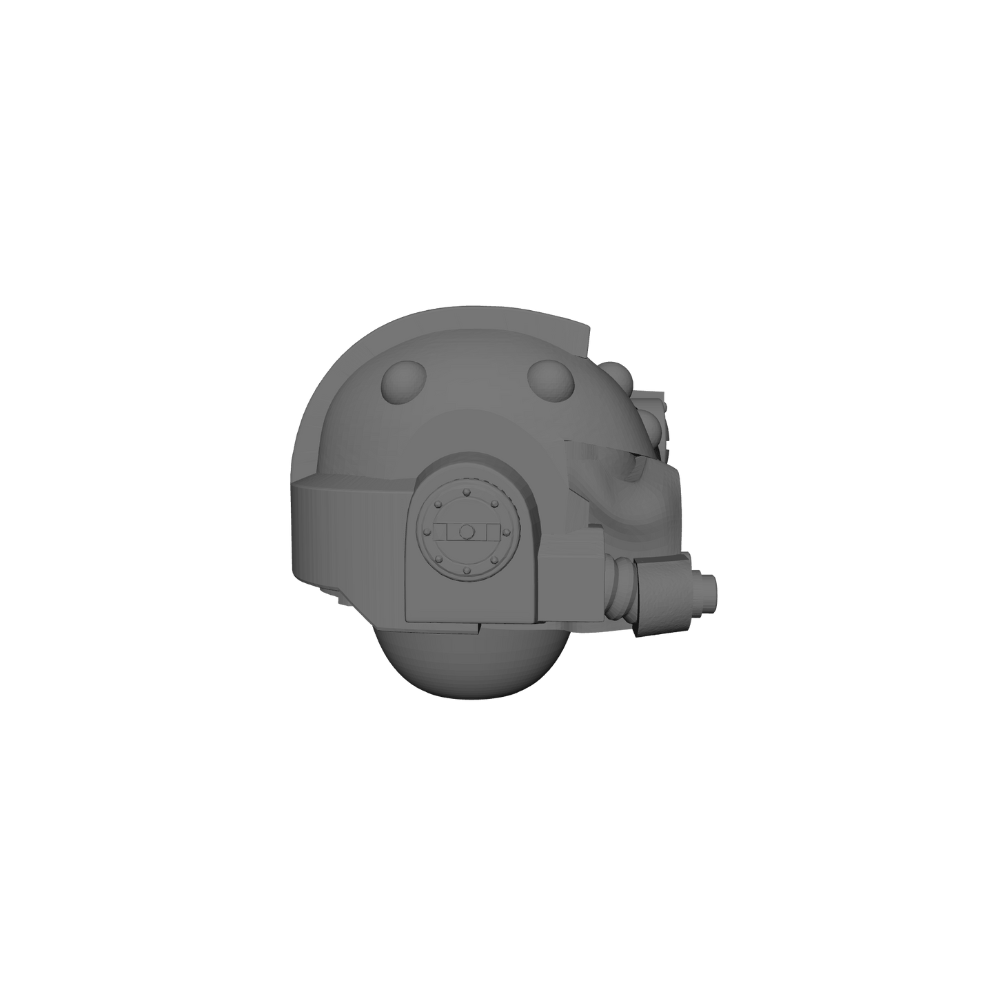 Mark V Helmet V2 with Left Optic for JoyToy Loyalists Marine Action Figures Custom 1:18th Scale Head Swap