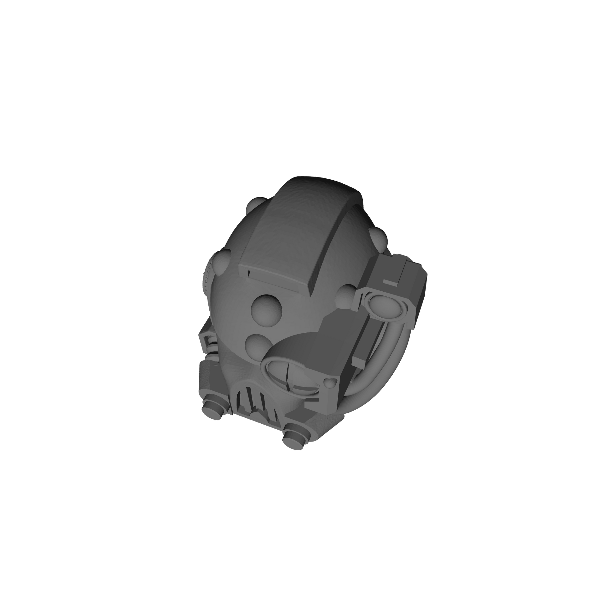 Mark V Helmet V2 with Left Optic for JoyToy Loyalists Marine Action Figures Custom 1:18th Scale Head Swap