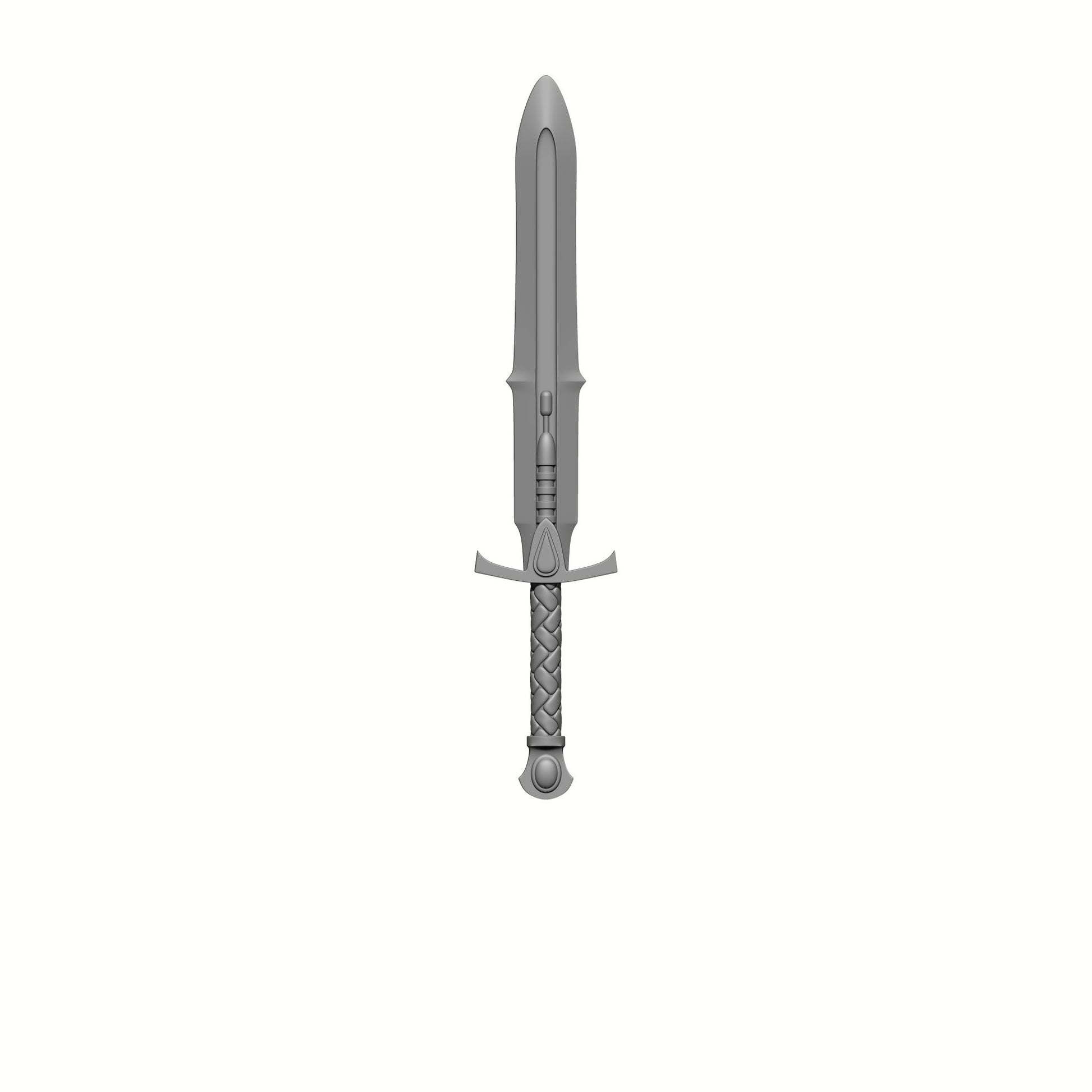 Blood Drop Atlantean Power Sword: Warhammer 40K JoyToy Compatible Space Marine 1:18 Action Figure 4" Custom Part