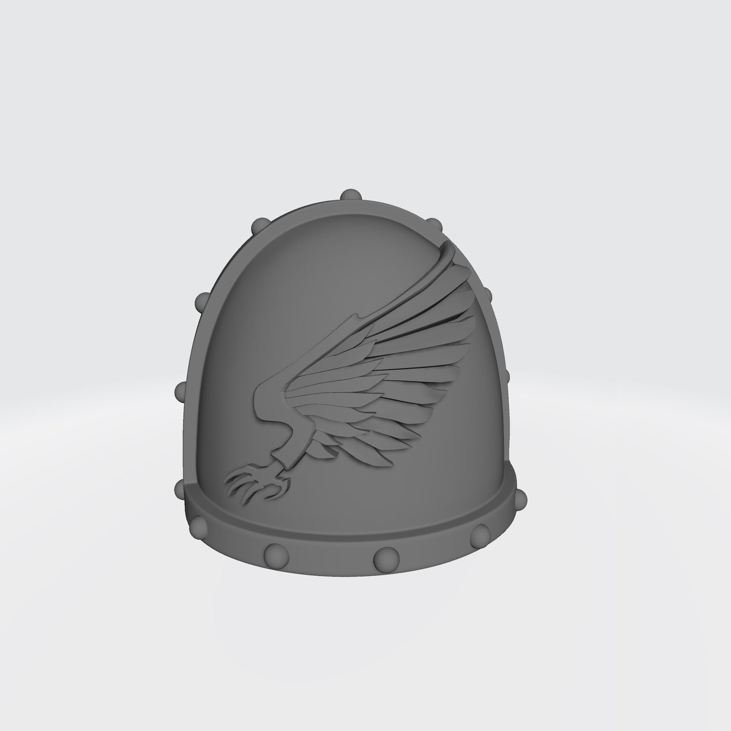 Emperor's Children MKVII Shoulder Pad Studded compatible with JoyToy Space Marine Action Figures by 18th Scale Armory
