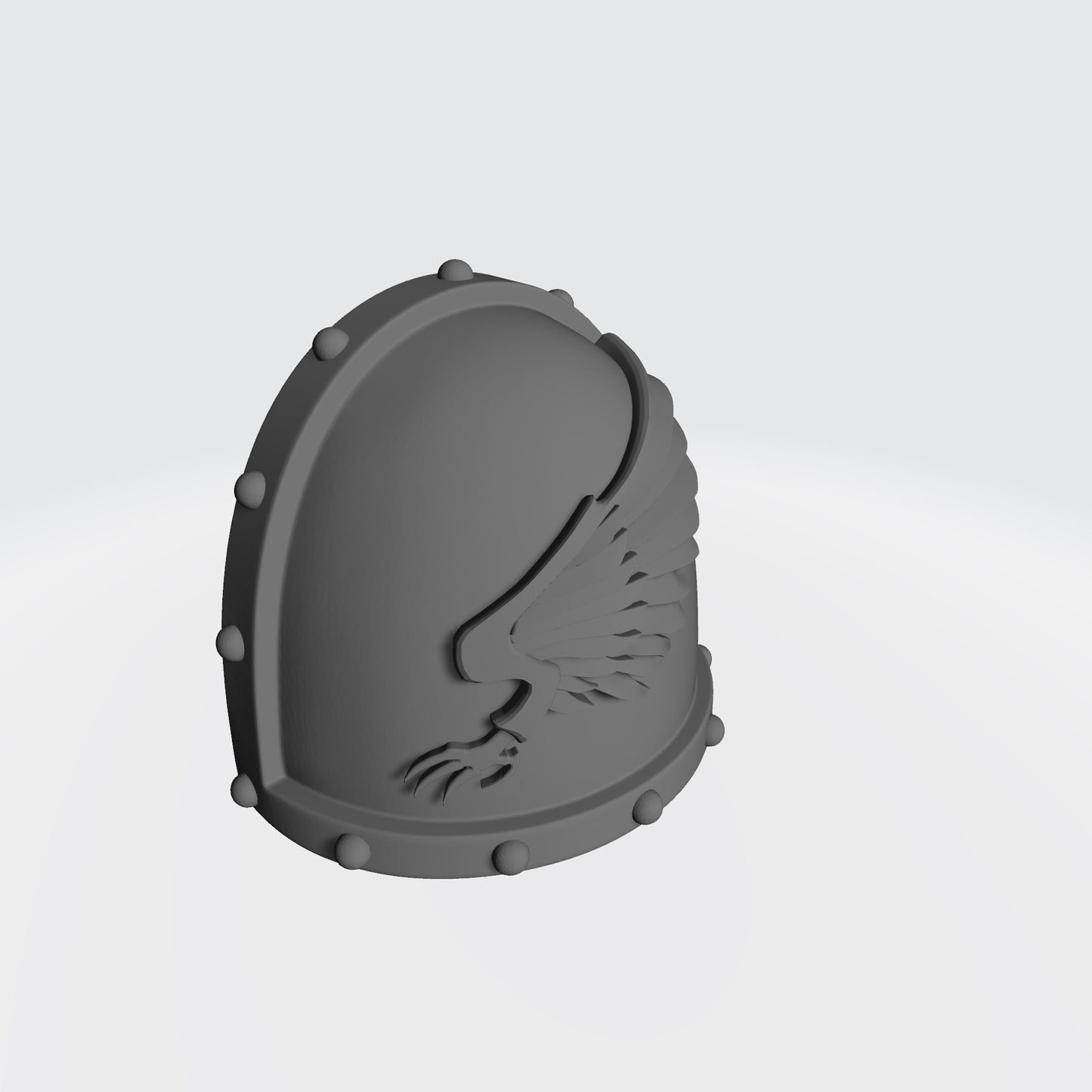 Emperor's Children MKVII Shoulder Pad Studded compatible with JoyToy Space Marine Action Figures Right Angle