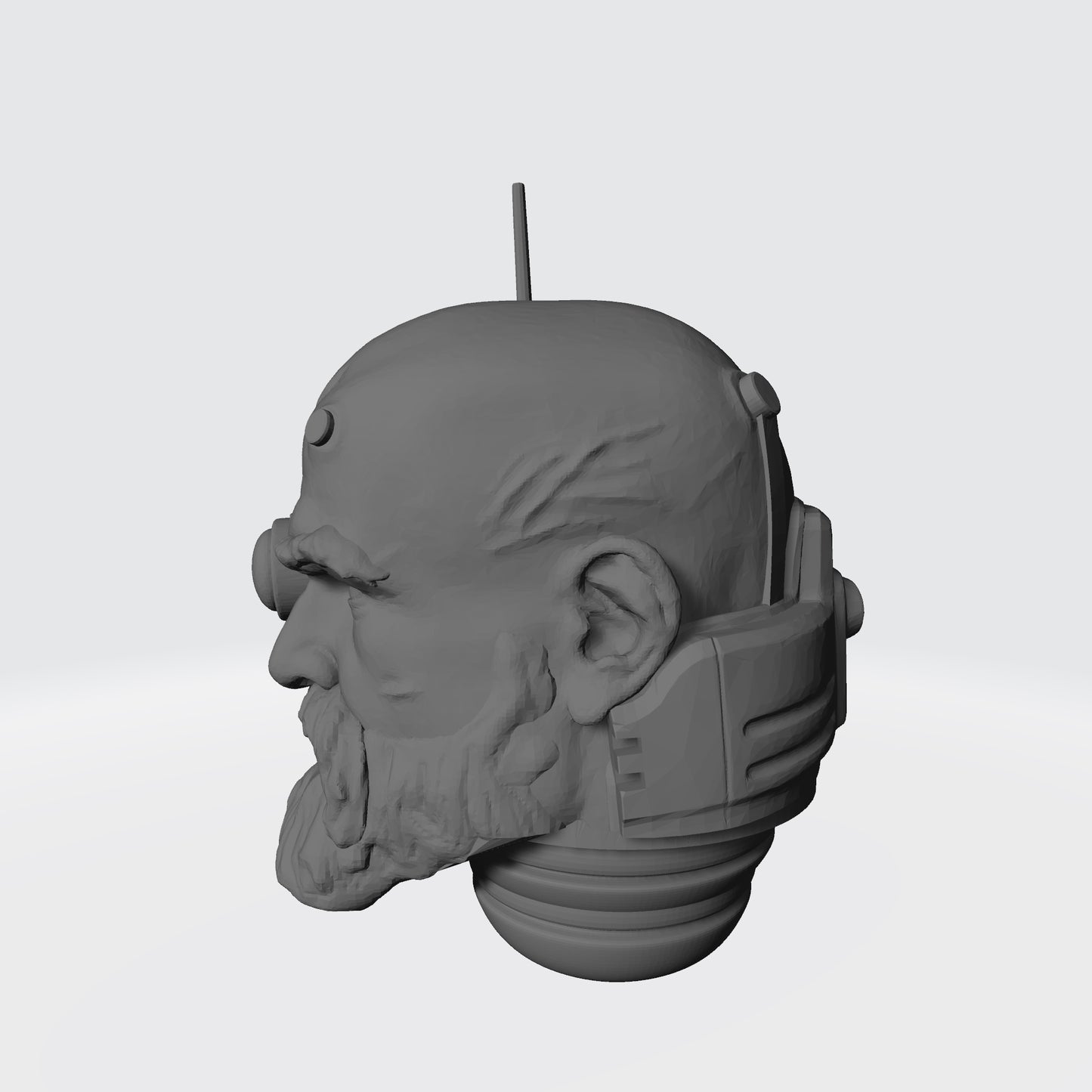 Vanguard Captain Sevastus Acheran Head Swap for JoyToy Space Marine 1:18 Scale Action Figures