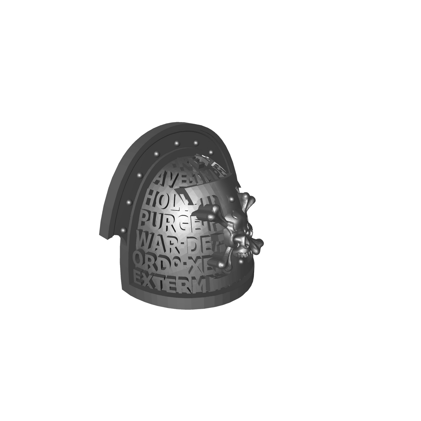 Deathwatch Mark VIII Shoulder Pad Version 01 for JoyToy Loyalist Marine Action Figures Custom 1:18th Scale Pauldron