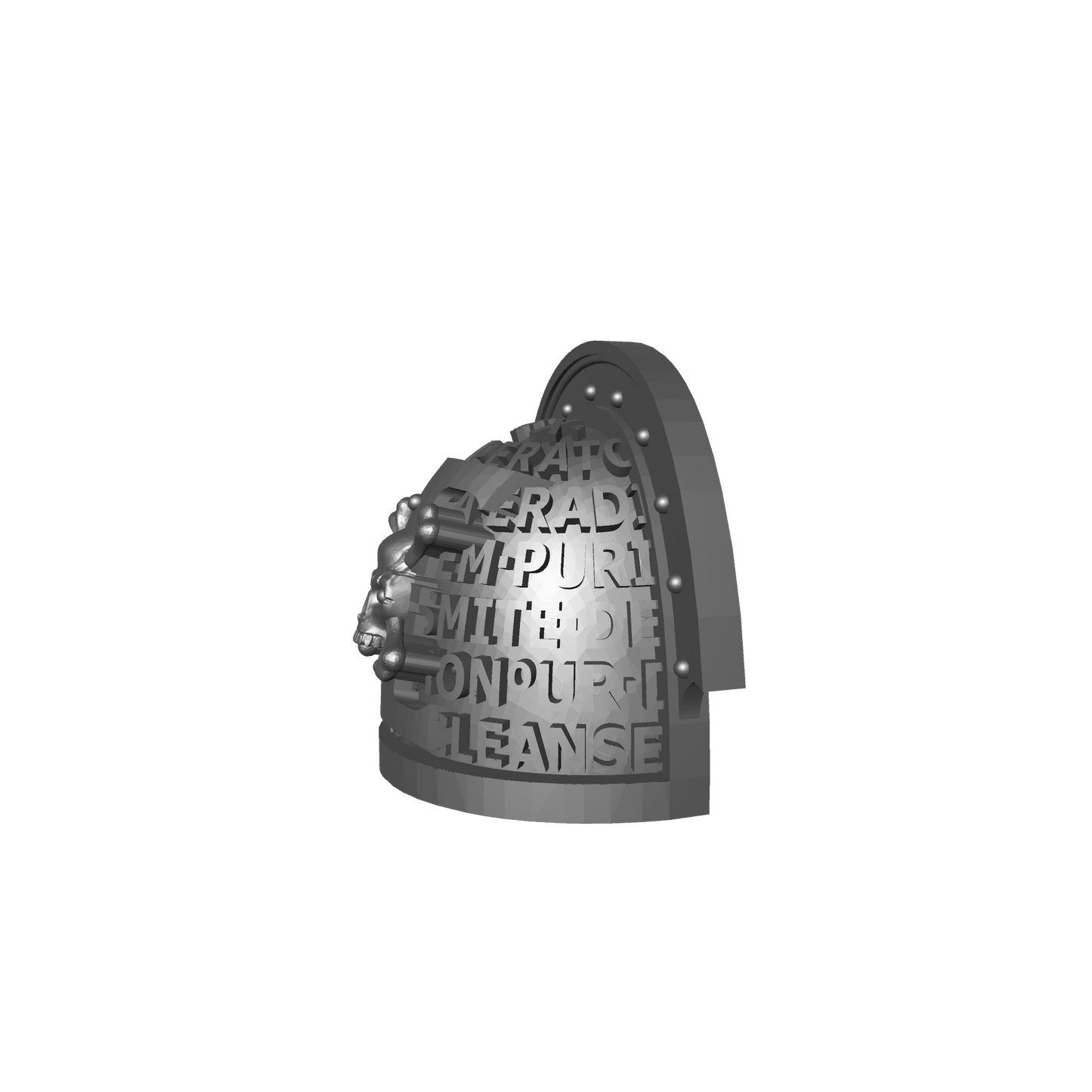 Deathwatch Mark VIII Shoulder Pad Version 01 for JoyToy Loyalist Marine Action Figures Custom 1:18th Scale Pauldron