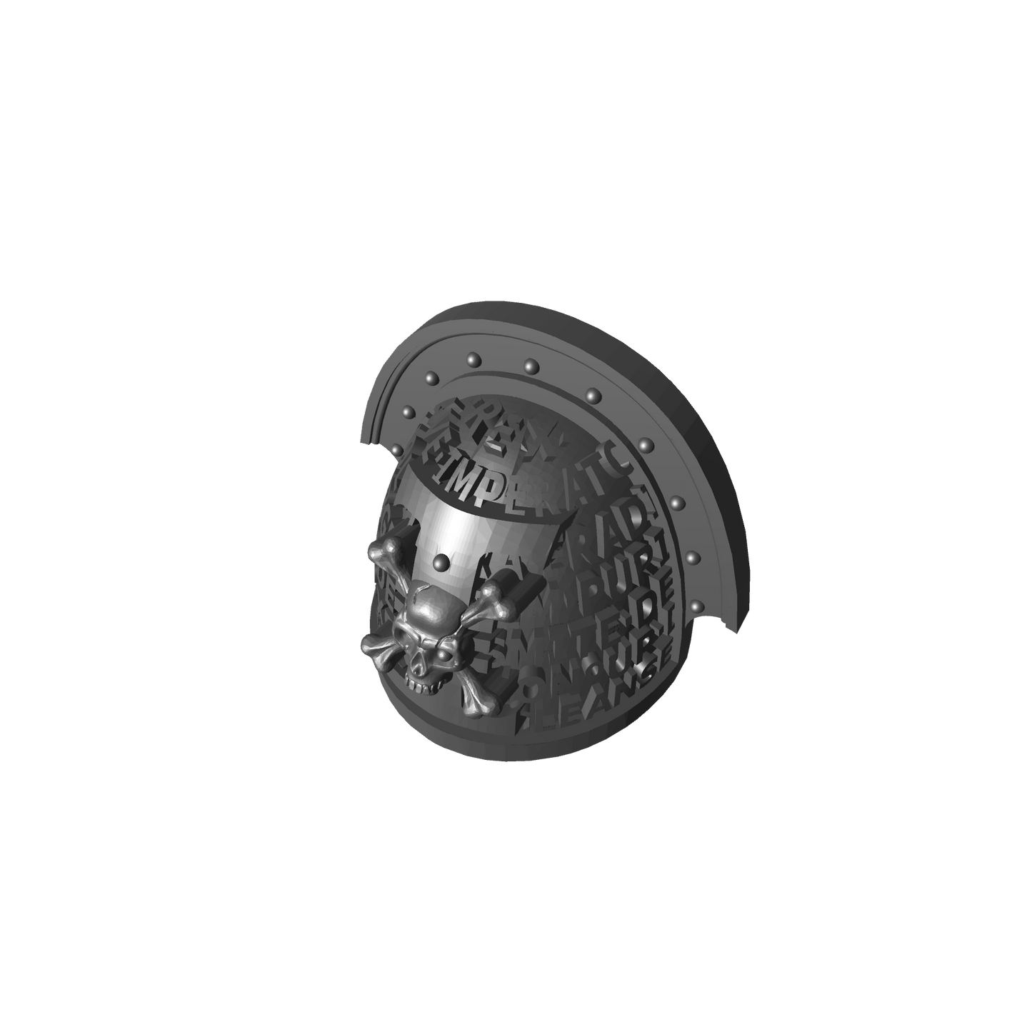Deathwatch Mark VIII Shoulder Pad Version 01 for JoyToy Loyalist Marine Action Figures Custom 1:18th Scale Pauldron