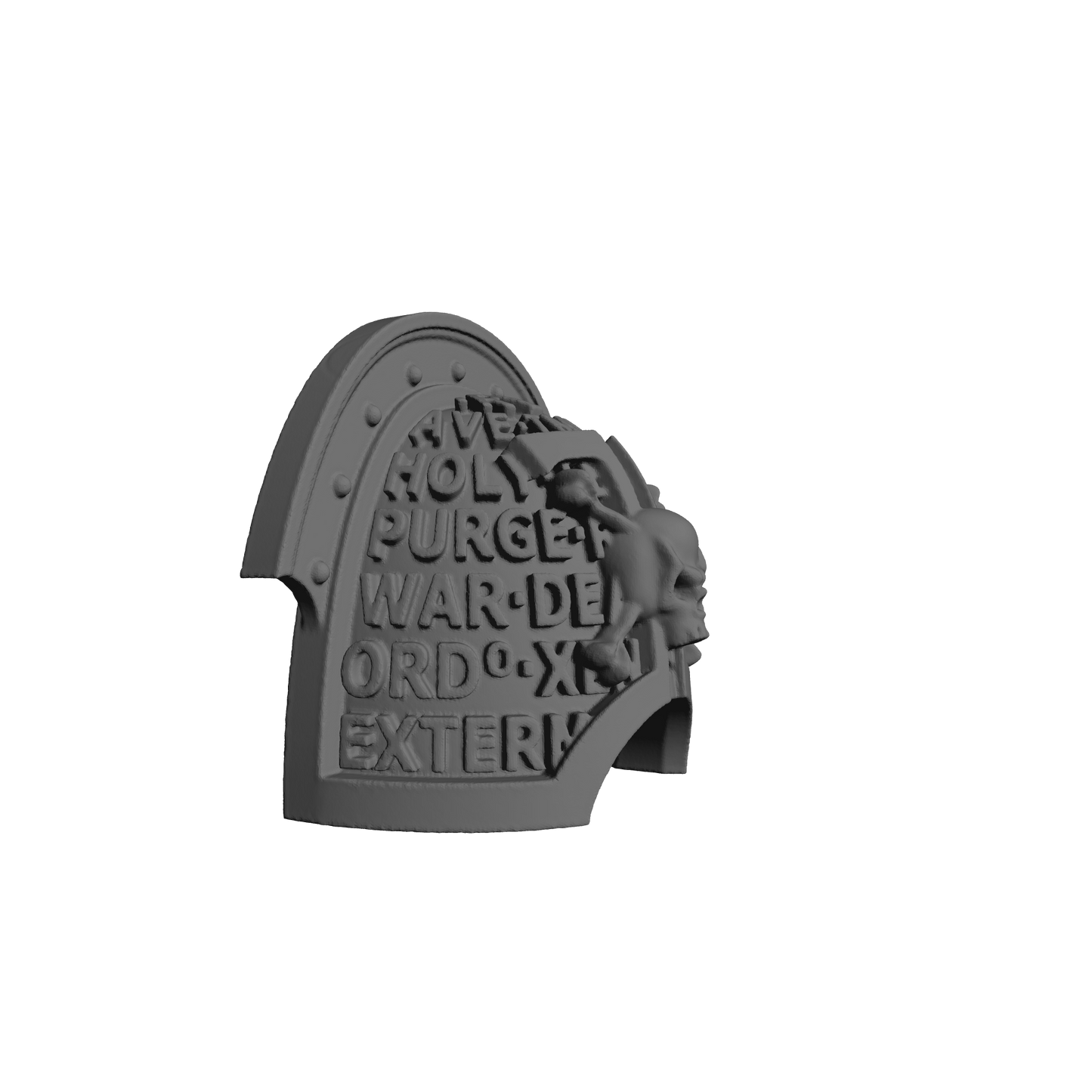 Deathwatch Mark VIII Shoulder Pad Version 02 for JoyToy Loyalist Marine Action Figures Custom 1:18th Scale Pauldron