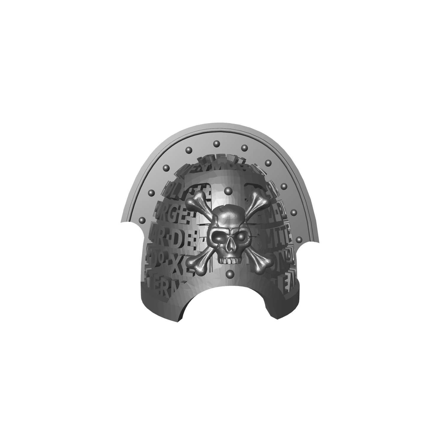 Deathwatch Mark VIII Shoulder Pad Version 03 for JoyToy Loyalist Marine Action Figures Custom 1:18th Scale Pauldron