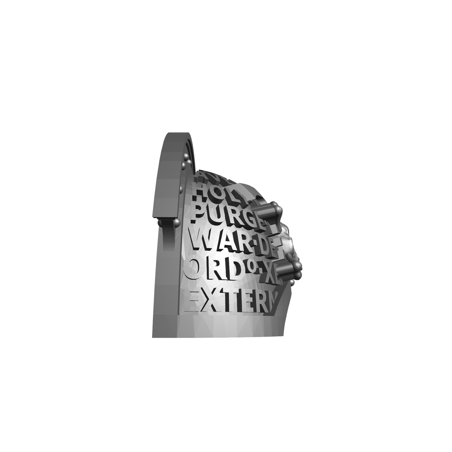 Deathwatch Mark VIII Shoulder Pad Version 03 for JoyToy Loyalist Marine Action Figures Custom 1:18th Scale Pauldron