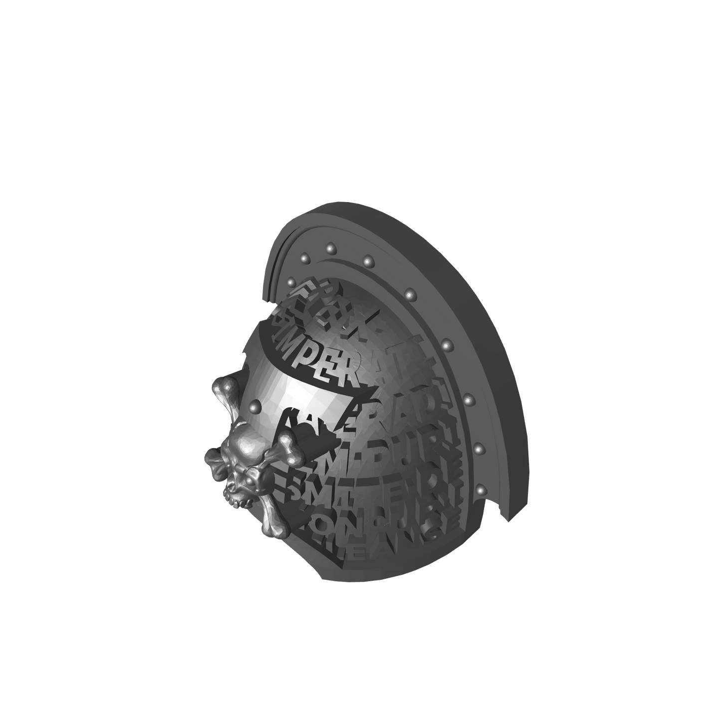 Deathwatch Mark VIII Shoulder Pad Version 03 for JoyToy Loyalist Marine Action Figures Custom 1:18th Scale Pauldron