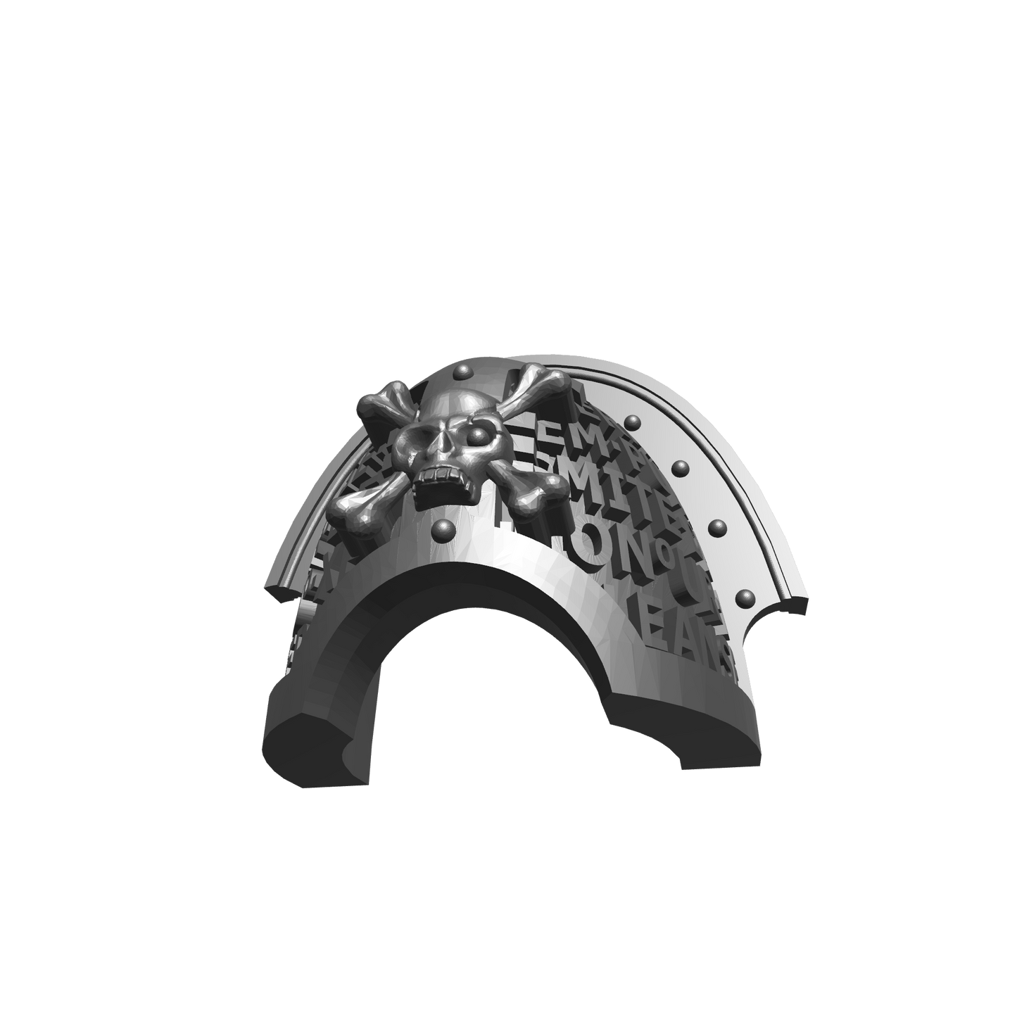 Deathwatch Mark VIII Shoulder Pad Version 03 for JoyToy Loyalist Marine Action Figures Custom 1:18th Scale Pauldron