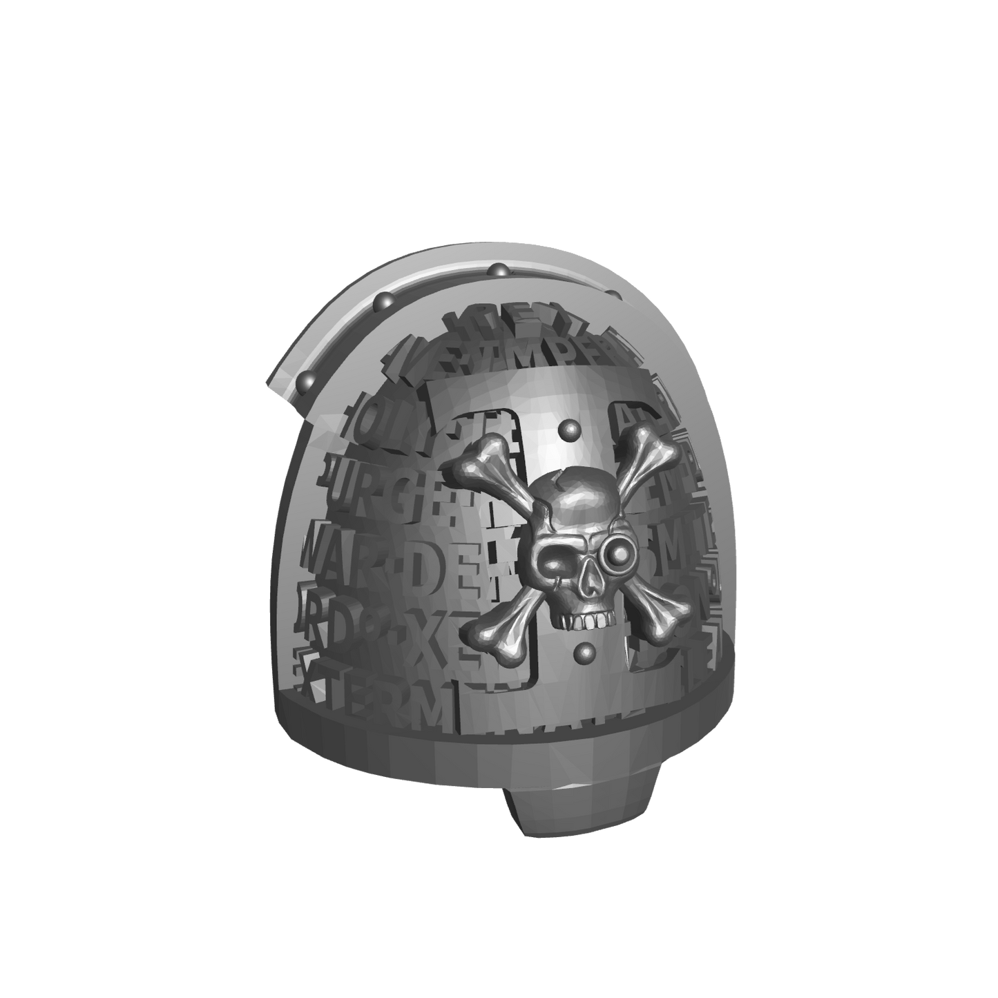 Deathwatch Mark VIII Shoulder Pad Version 04 for JoyToy Grimdark Marine Action Figures Custom 1:18th Scale Upgrade