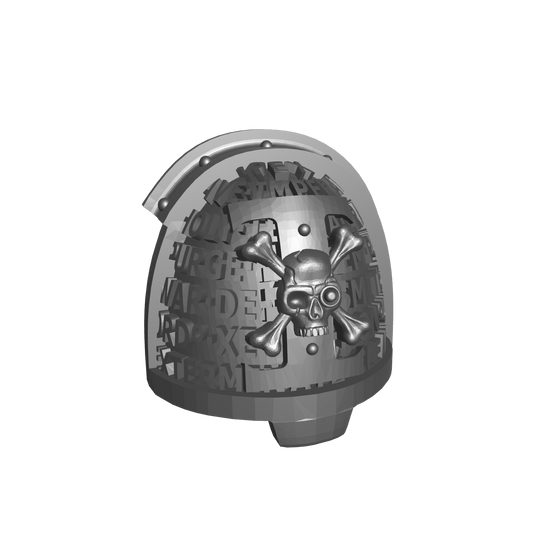 Deathwatch Mark VIII Shoulder Pad Version 04 for JoyToy Grimdark Marine Action Figures Custom 1:18th Scale Upgrade