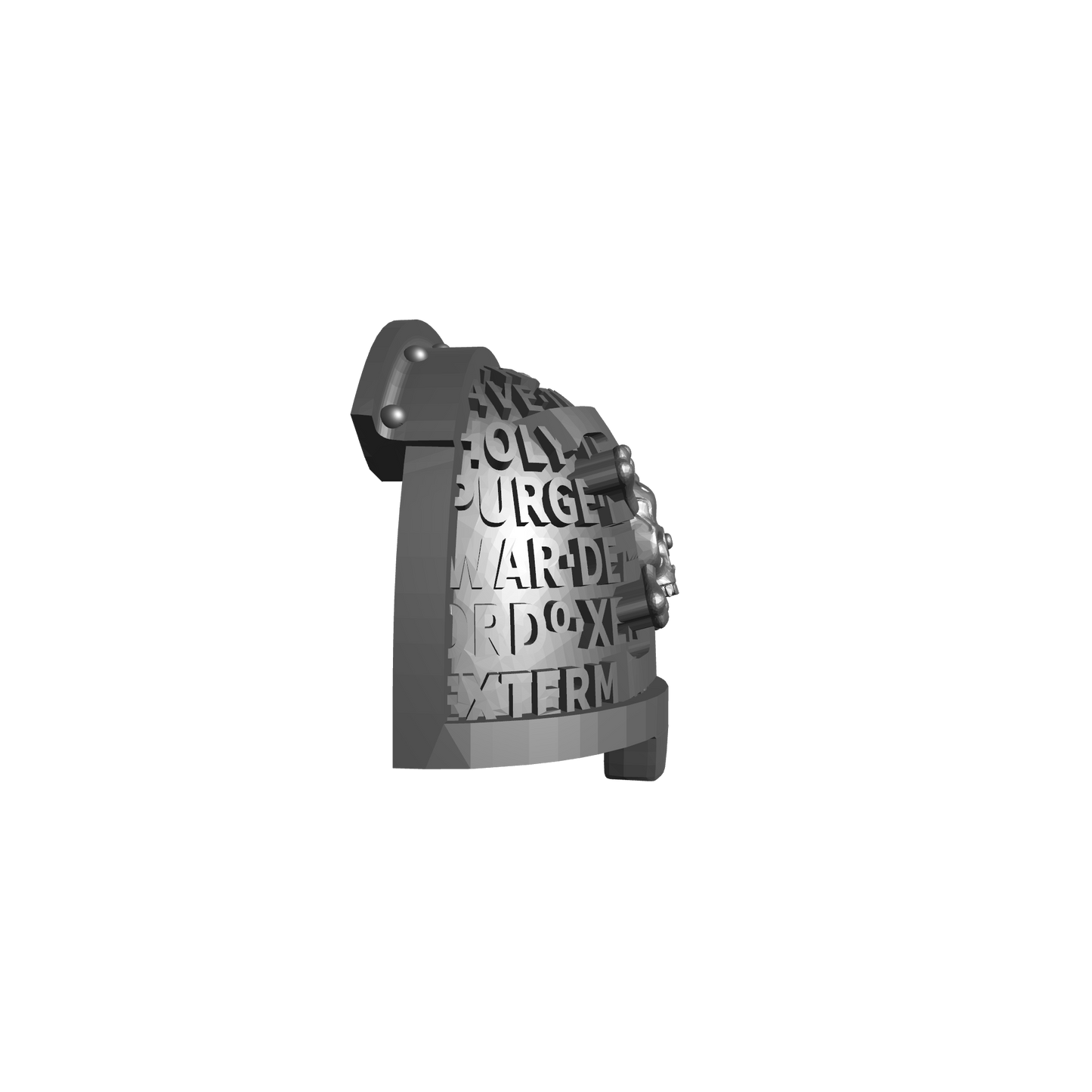 Deathwatch Mark VIII Shoulder Pad Version 04 for JoyToy Grimdark Marine Action Figures Custom 1:18th Scale Upgrade
